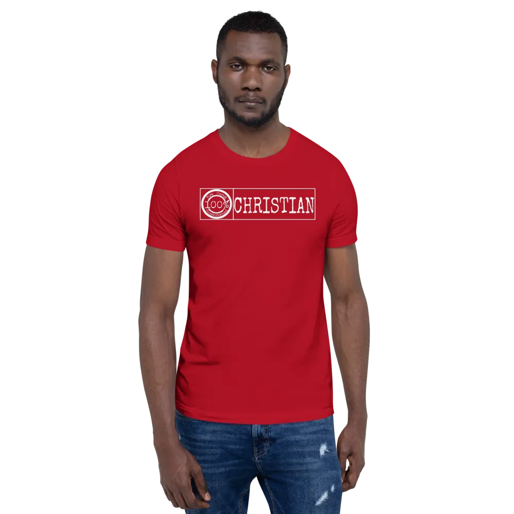 100% Christian Men's/Unisex Tees