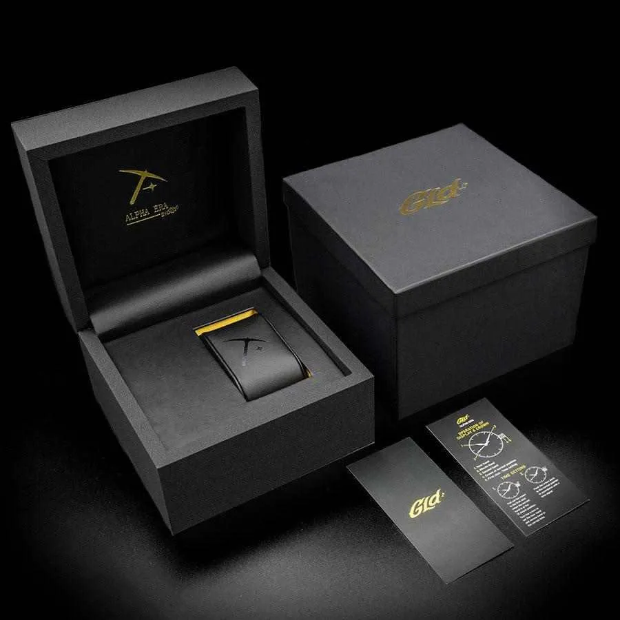 42MM Alpha Era® Gold w/ Rubber Strap