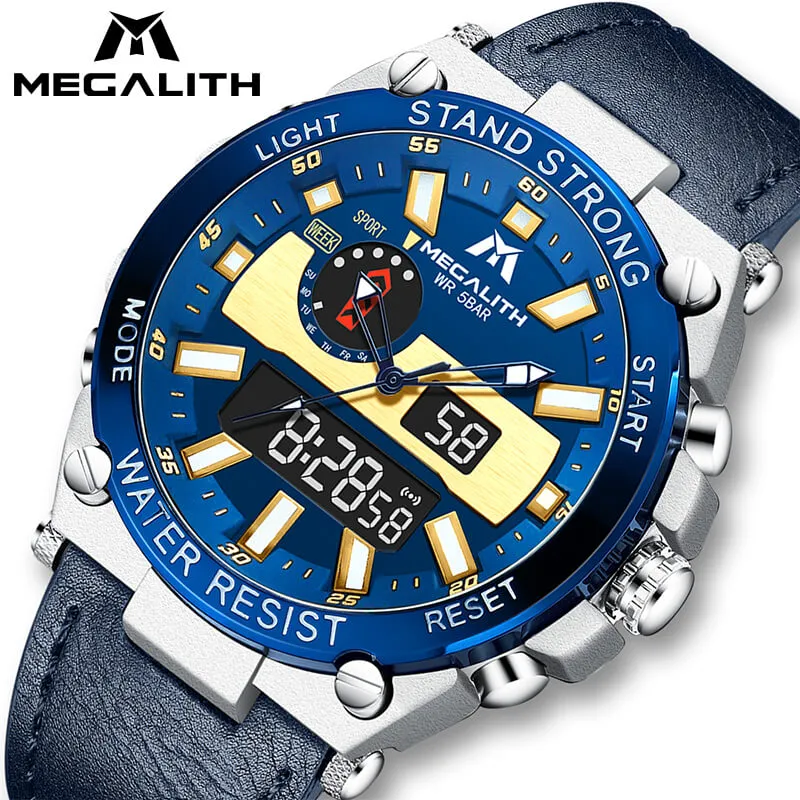 8230M | Quartz Men Watch | Leather Band