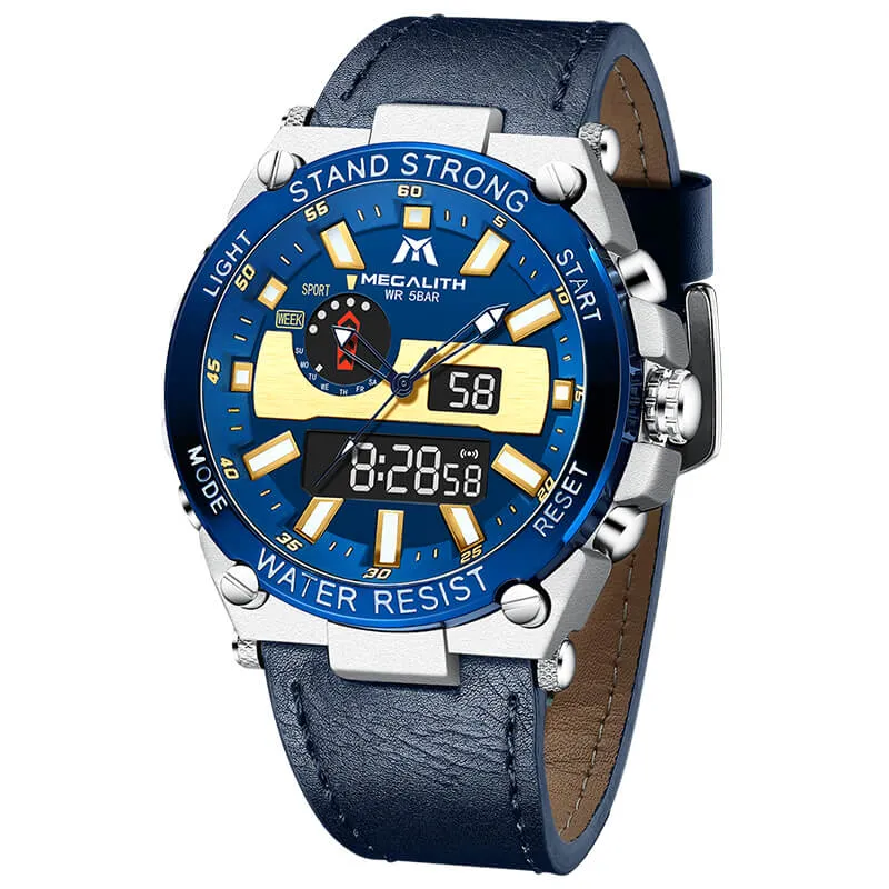 8230M | Quartz Men Watch | Leather Band