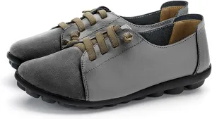 Aceptolcom Women Orthopedic Shoes Women Slip-on Shoes Penny Loafers Leather Loafers Dress Shoes Work Shoes Business Shoes