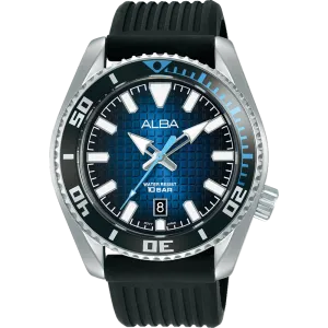 Alba Sports Analogue Black Dial Mens Watch AS9P09X