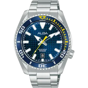Alba Sports Analogue Blue Dial Mens Watch AS9N97X
