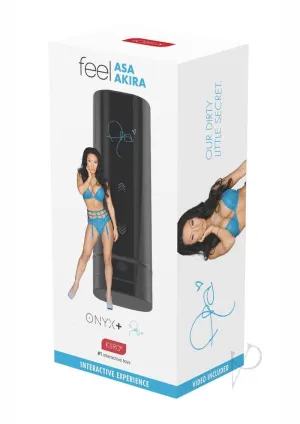 Asa Akira Onyx  Interactive Male Masturbator by Kiiroo - Enhanced Pleasure Experience