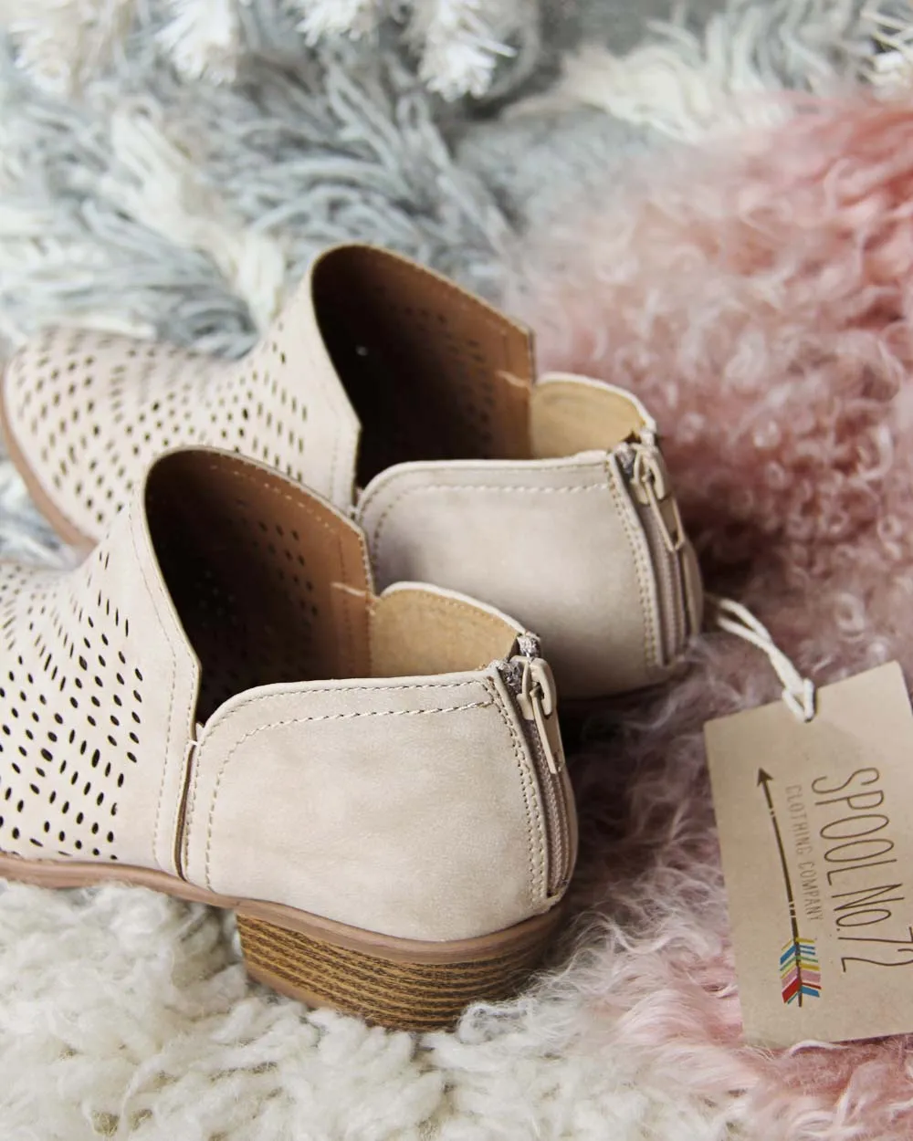 Austin Booties in Stone