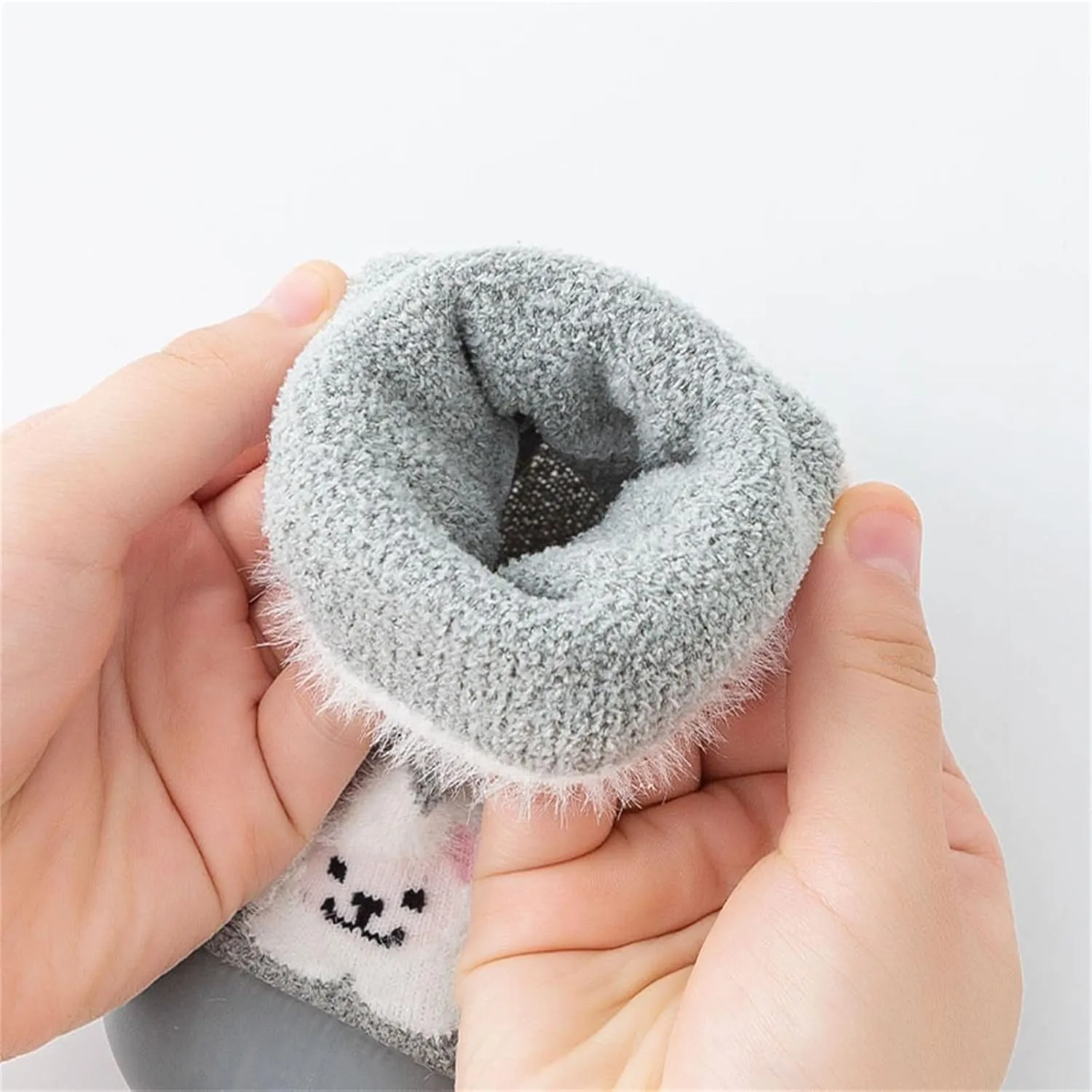 Baby Girl Shoes,Baby Sock Shoes Infant Boys Cartoon Fleece Warm The Floor Socks Non Slip Prewalker Shoes 0-3 Years