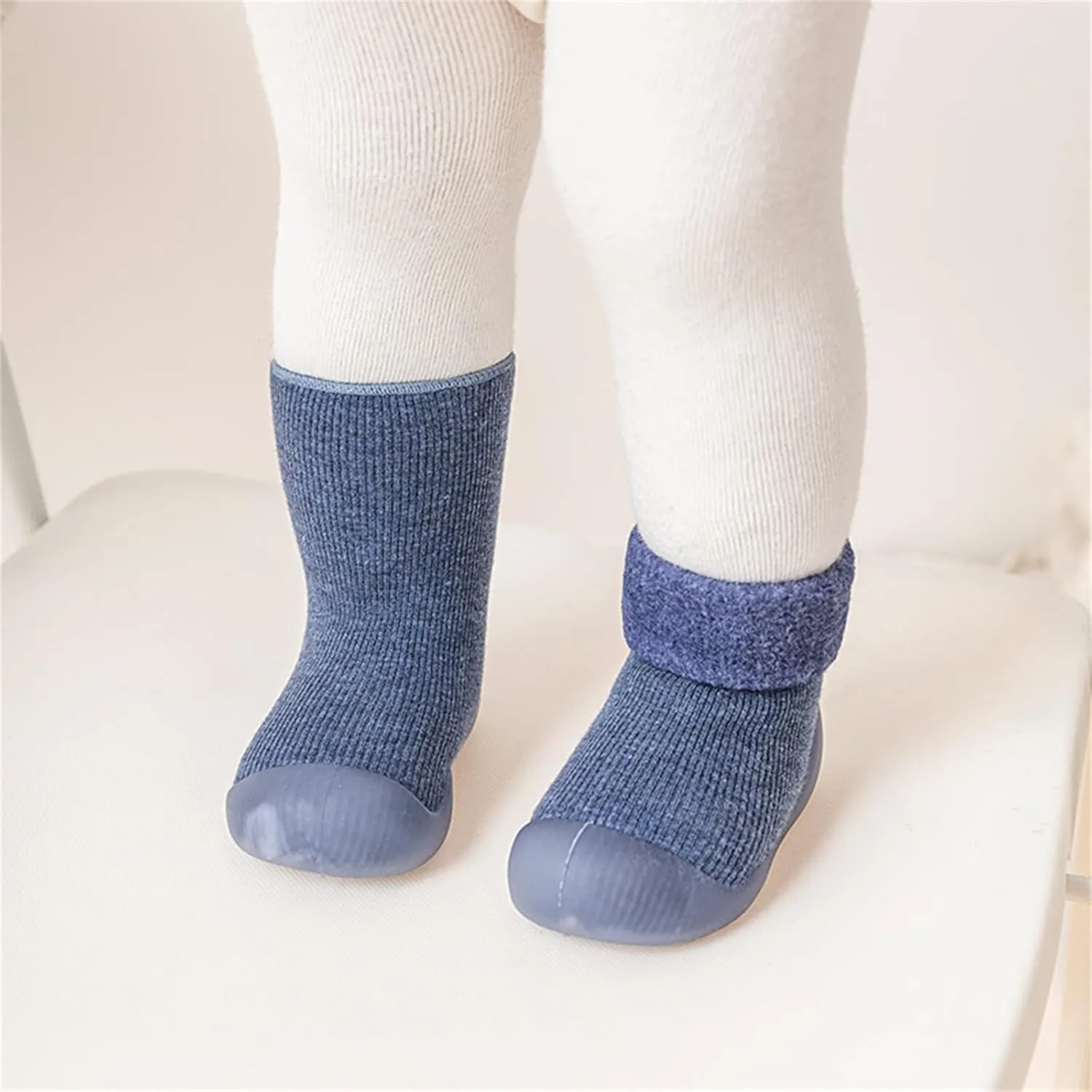 Baby Shoes Girls,Baby Girl Shoes Sock Shoes Anti-Slip Fuzzy Slipper Breathable Home Work Shoes 0-3 Years