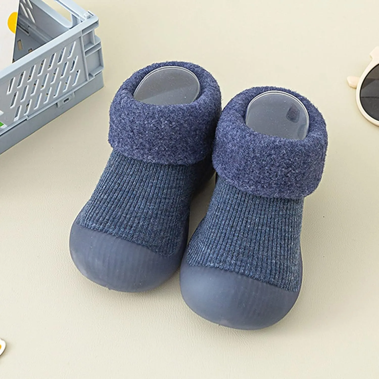 Baby Shoes Girls,Baby Girl Shoes Sock Shoes Anti-Slip Fuzzy Slipper Breathable Home Work Shoes 0-3 Years