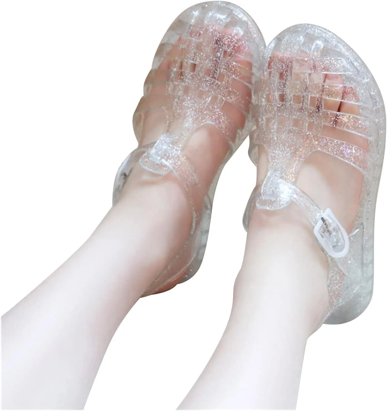 Baby Toddler Slip On Shoes Kids Boys Girls Cute Sandals Fruit Jelly Hollow Out Non-Slip Soft Sole Beach Sandal Shoe