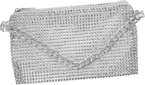 BESTYASH Decorative Shoulder Bag for Women Vintage Style Crossbody Bag Handbag Chain