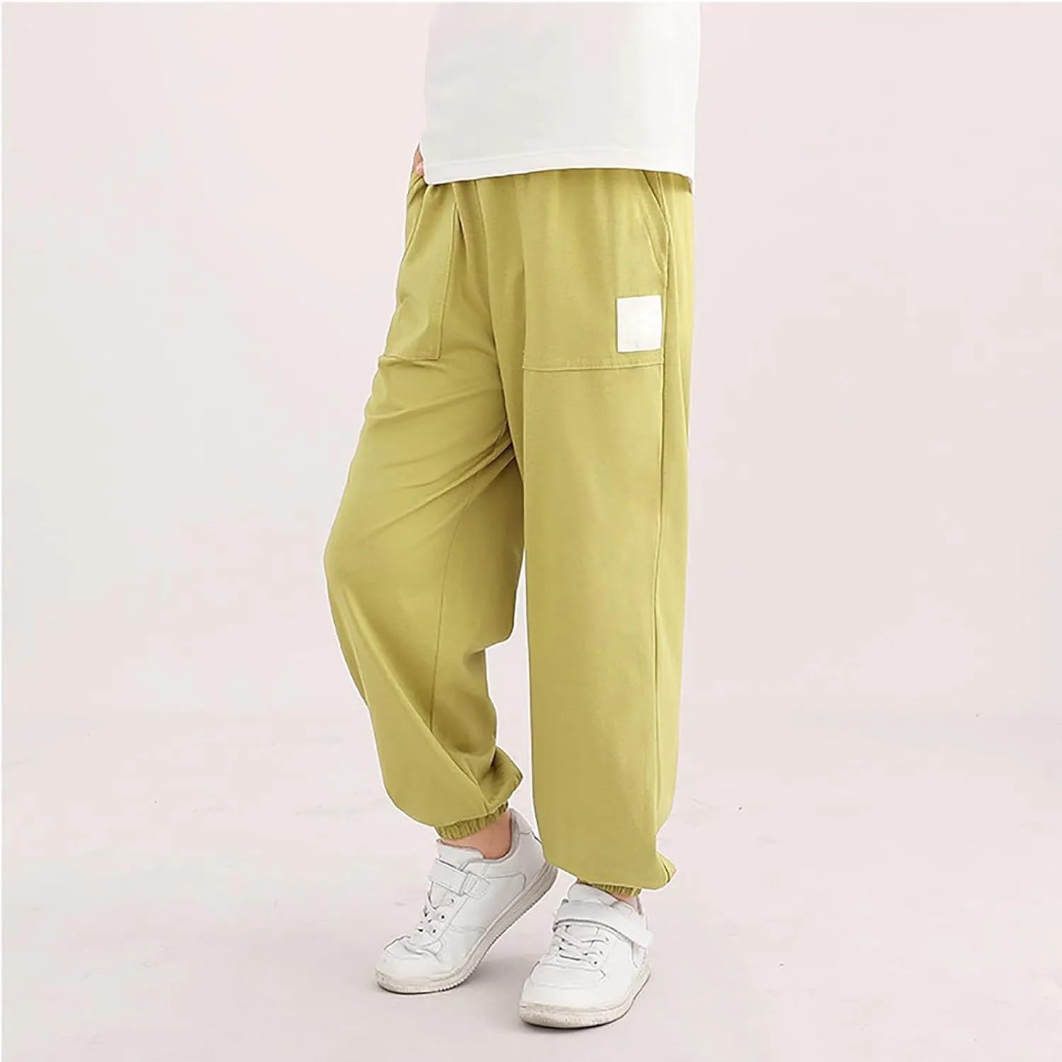 Boys Girls Sweatpants Baggy Cargo Pants Toddler Kids Pull-On Jogger Pants Boys Slacks Long Harem Pants Boy Joggers