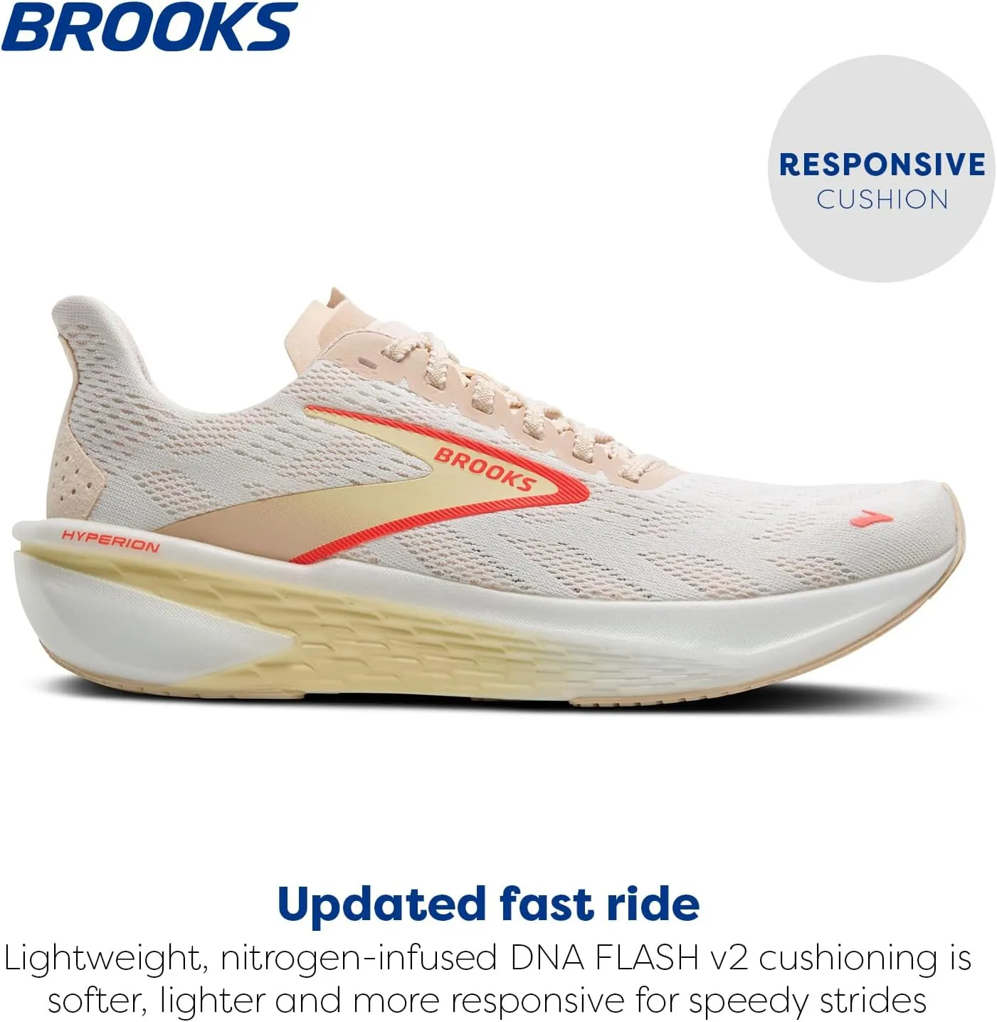 Brooks Womens Hyperion 2 Neutral Running Shoe