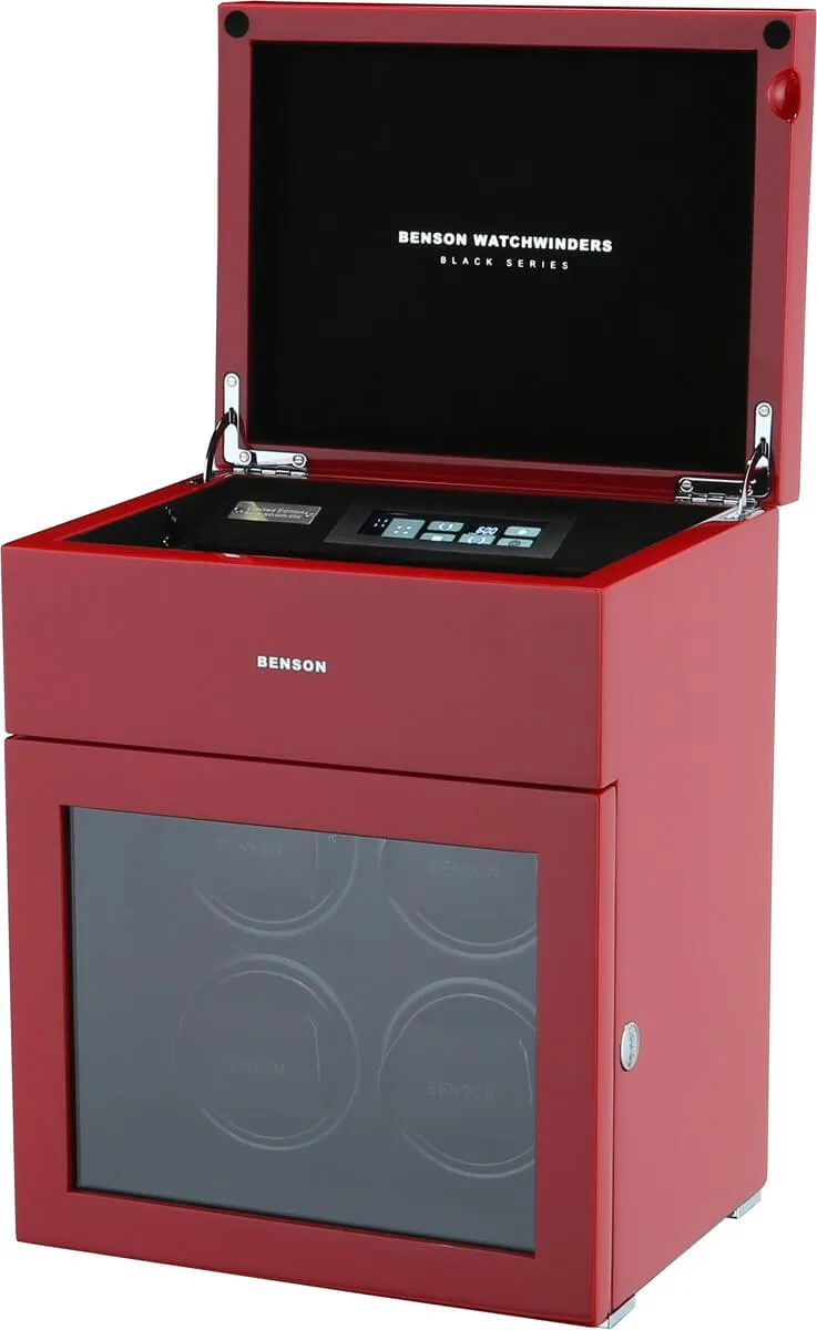 BSN Watch Winder Black Series 4.16.RD Red Limited Edition