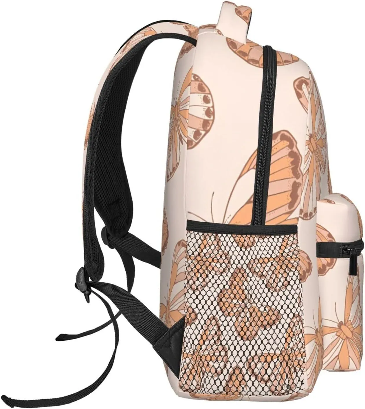 Butterfly Travel Laptop Backpack for Women Lightweight College Backpack Adjustable Fits 15.6 Inch Laptop Bag Waterproof for Gym, Men