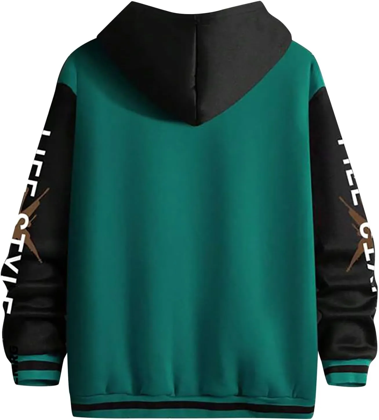 Casual Hip Hop Baseball Jackets for Men Funky Long Sleeve Graphic Bomber Coats Patchwork Varsity College Jackets