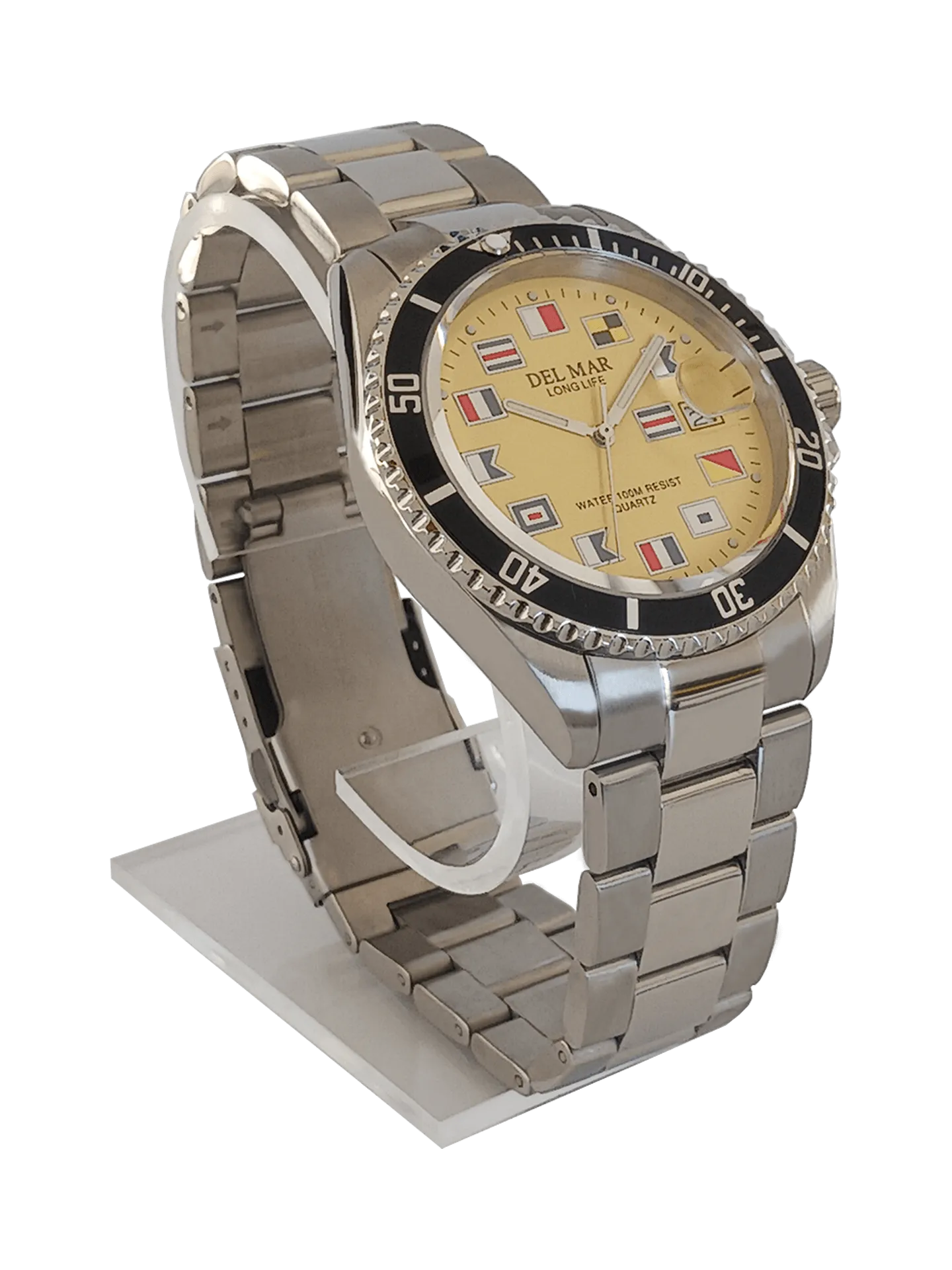 Catalina Sportsband: Men's and Youth Yellow Face, 46mm, 100m Water Resistant #50376
