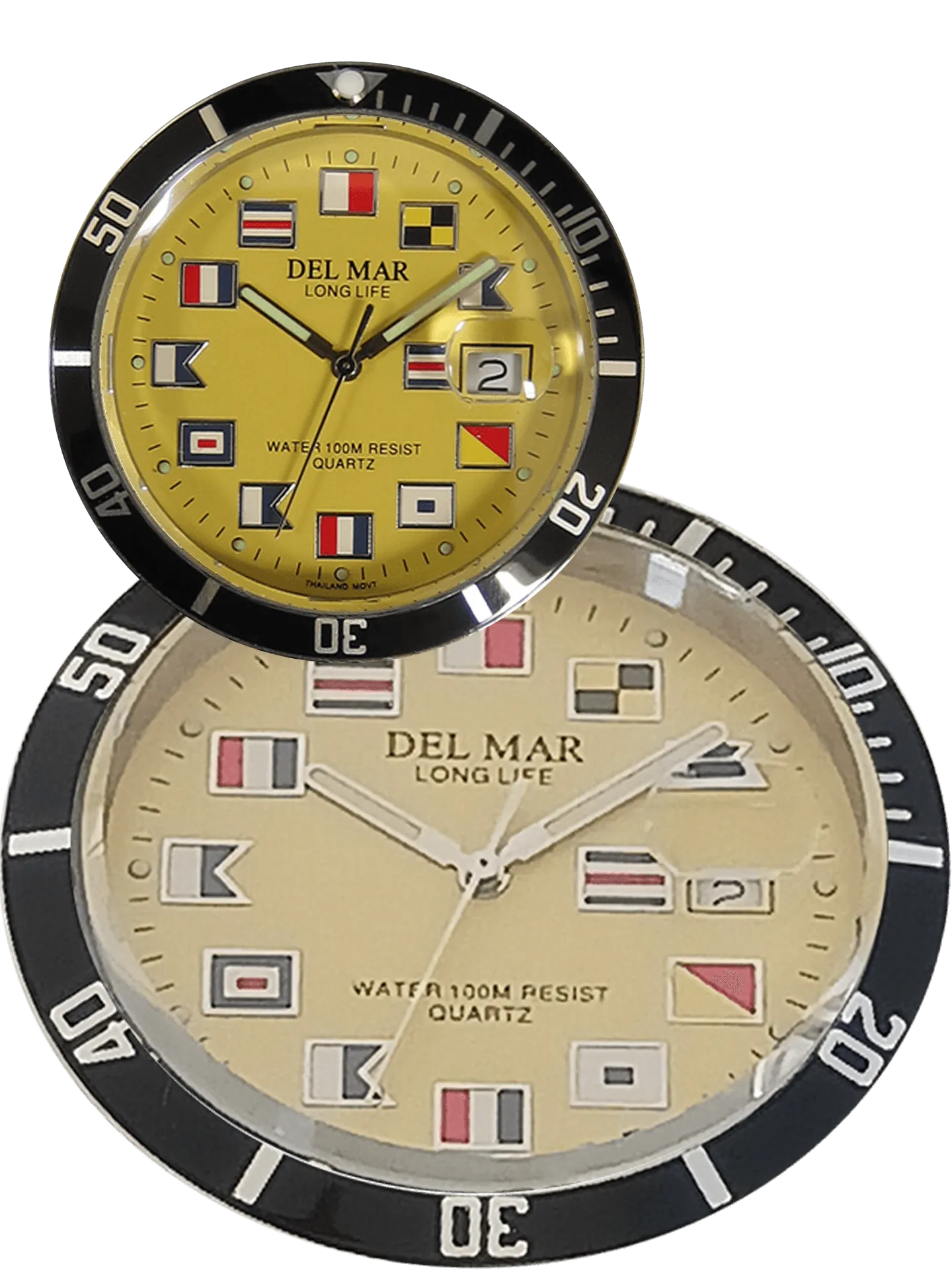 Catalina Sportsband: Men's and Youth Yellow Face, 46mm, 100m Water Resistant #50376