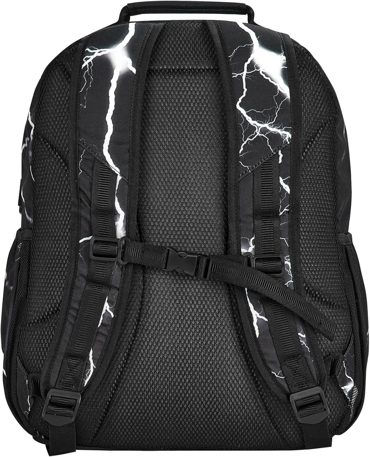 Choco Mocha Lightning Backpack for Boys, Kindergarten Backpacks for Boys Backpack Ages 6-8, Boy Elementary School Bookbag 17 Inch, Black