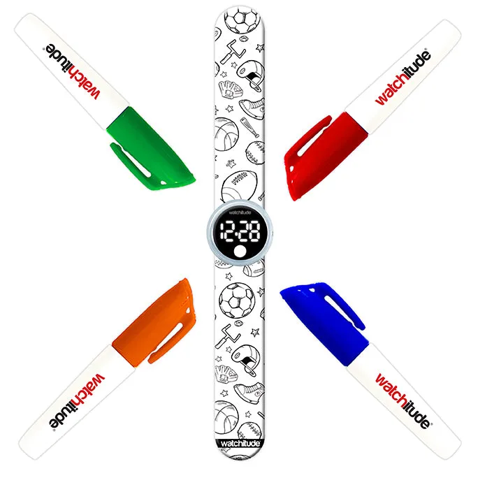 color me digital slap watch