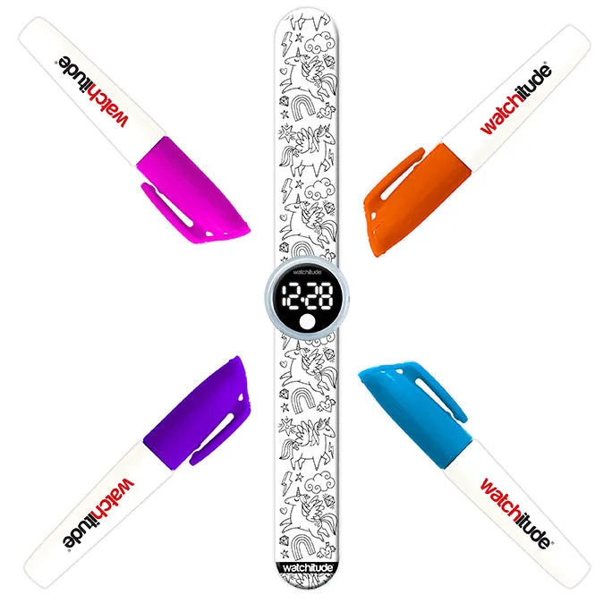 color me digital slap watch