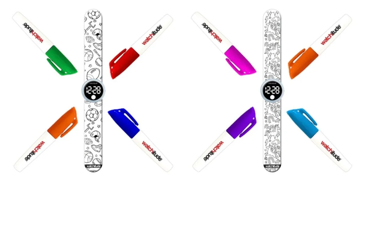 color me digital slap watch