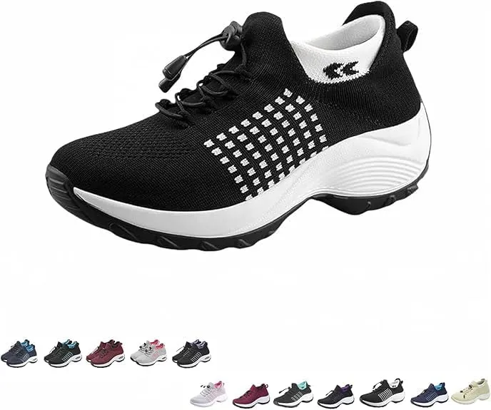 Comfort Wear Orthowear Shoes for Women, Comfortwear Orthopedic Sneakers, Arch Support Slip-On Breathable Walking Shoes