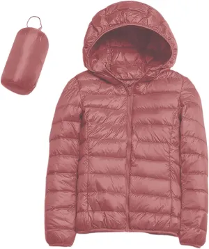 cooki Puffer Jacket Womens Winter Coats for Women Slim Fit Lightweight Packable Down Jacket Warm Quilted Puffer Outerwear