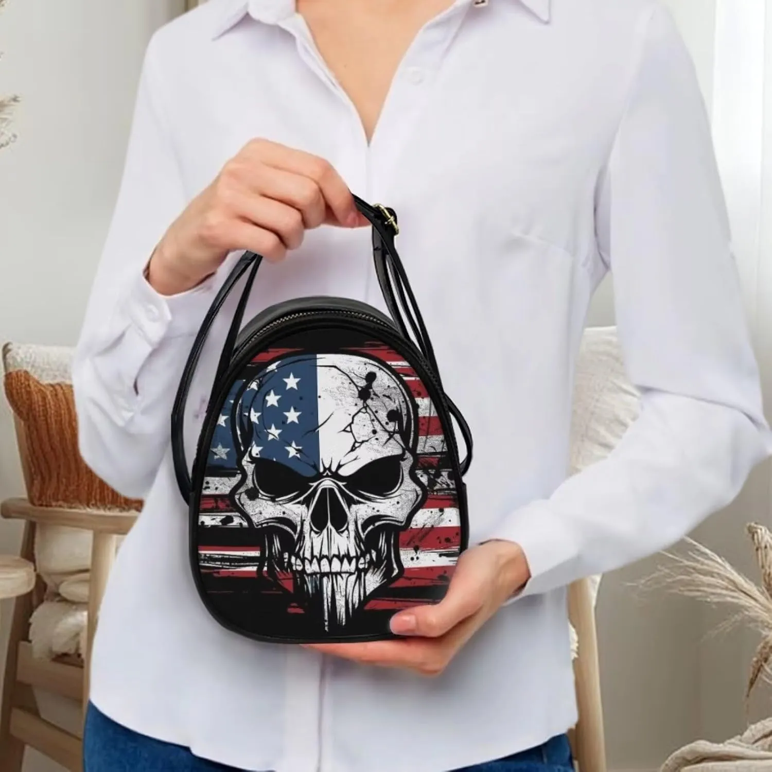 Crossbody Bag for Women Travel Double Layer Small Sling Bag for Women Crossbody Purse with Shoulder Strap