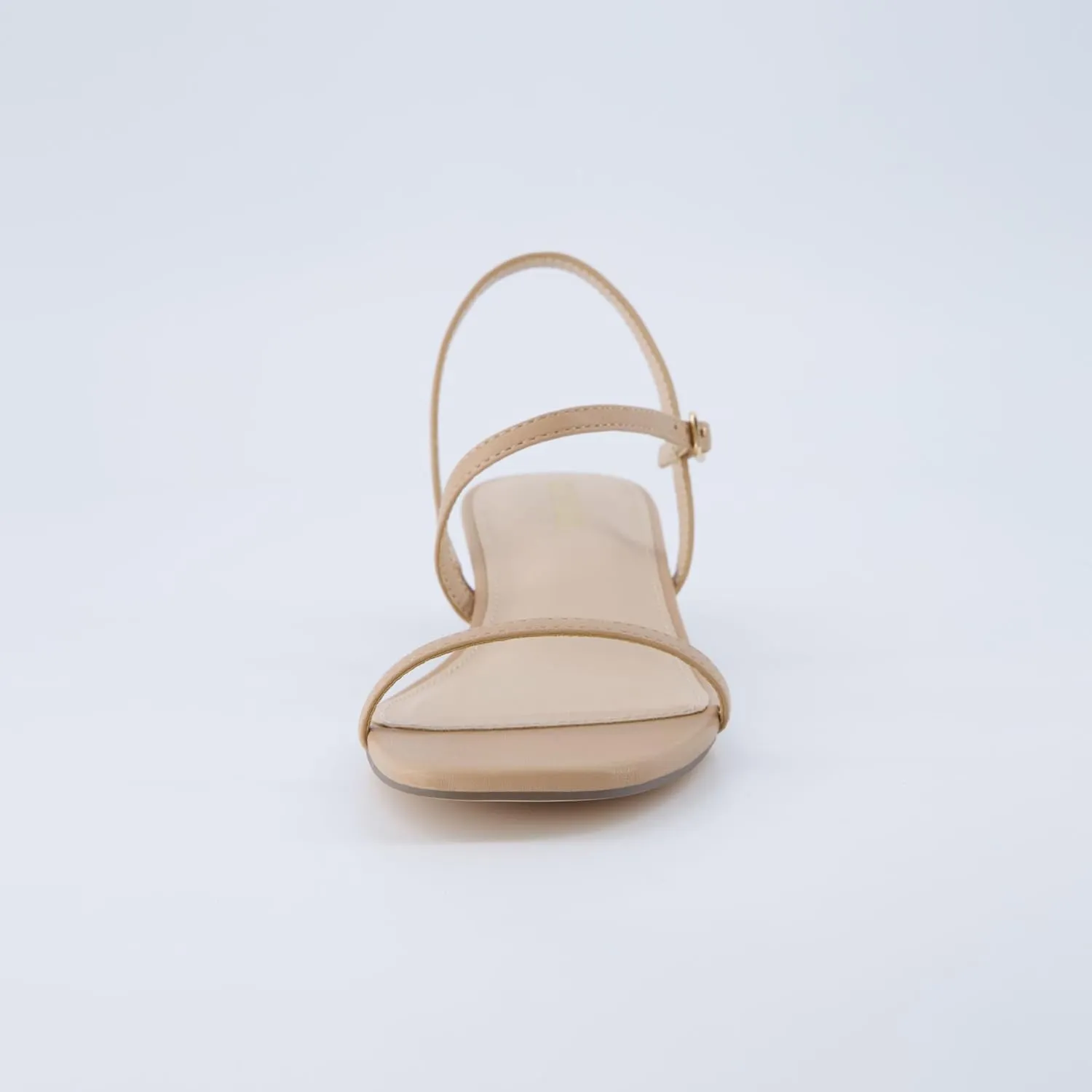 CUSHIONAIRE Soprano Womens One Band Kitten Heel with Ankle Strap  Minimalist Dress Sandal with Memory Foam & Strappy Silhouette