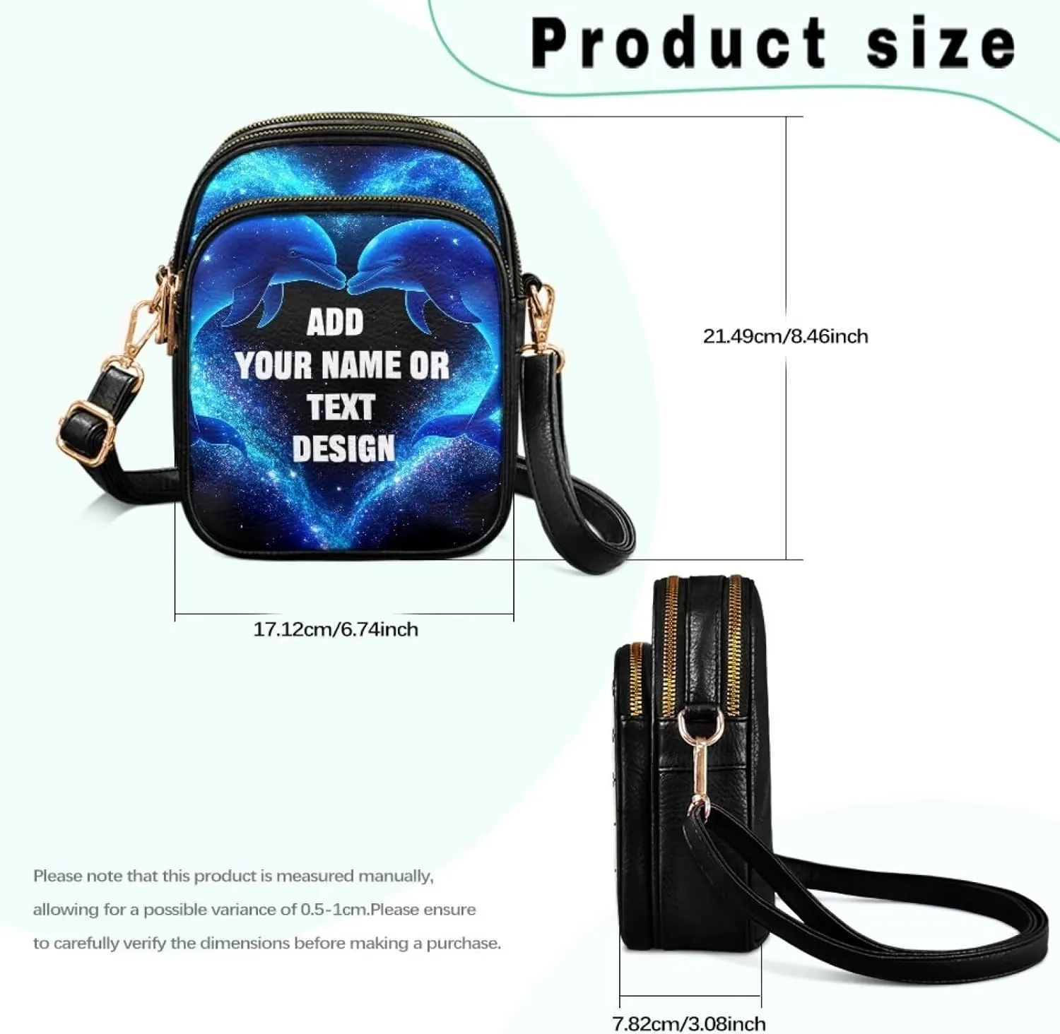 Custom Womens Crossbody Bag Small Crossbody Wallet Phone Bag Women Mini Purse Cell Phone Shoulder Bag