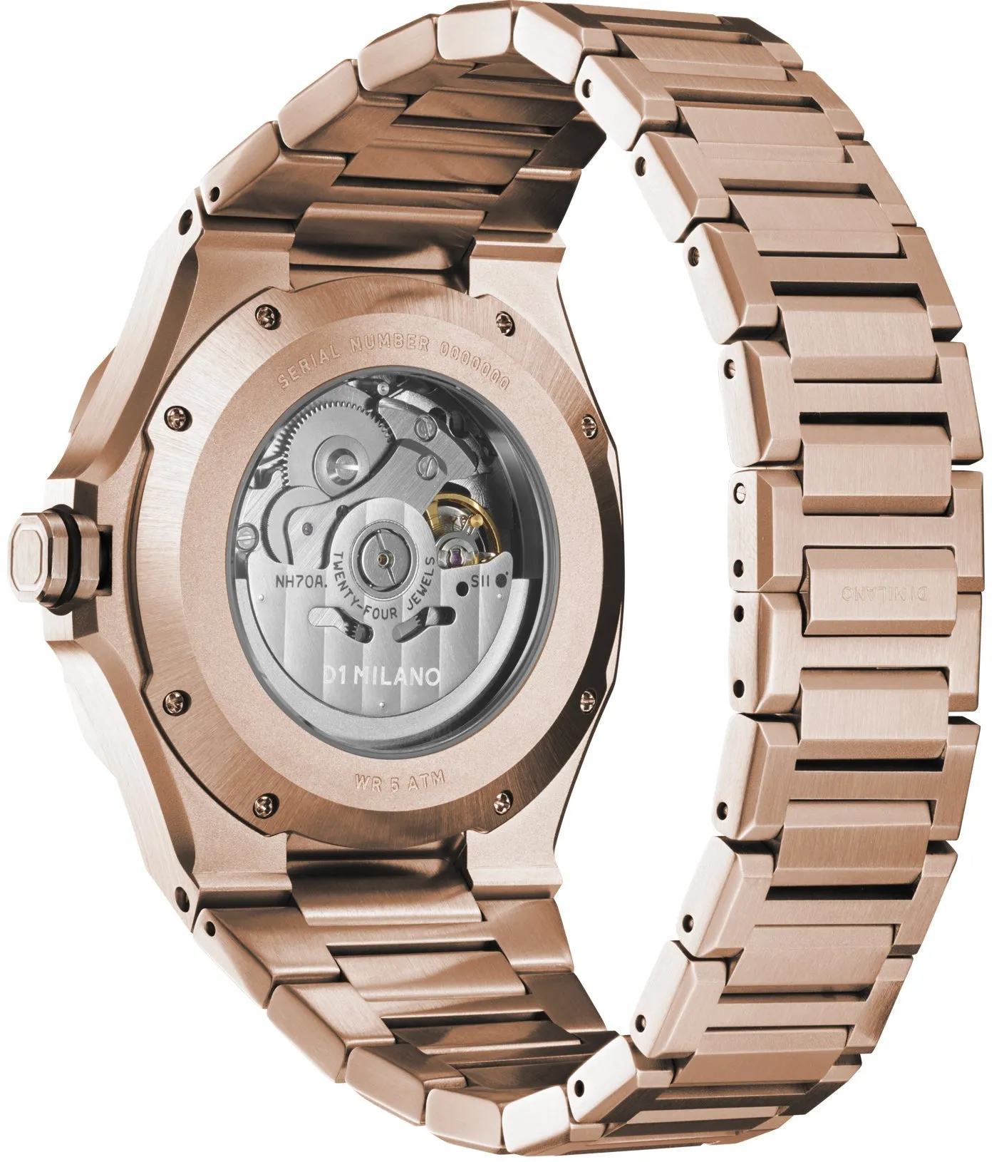 D1M Watch Skeleton Rose Gold
