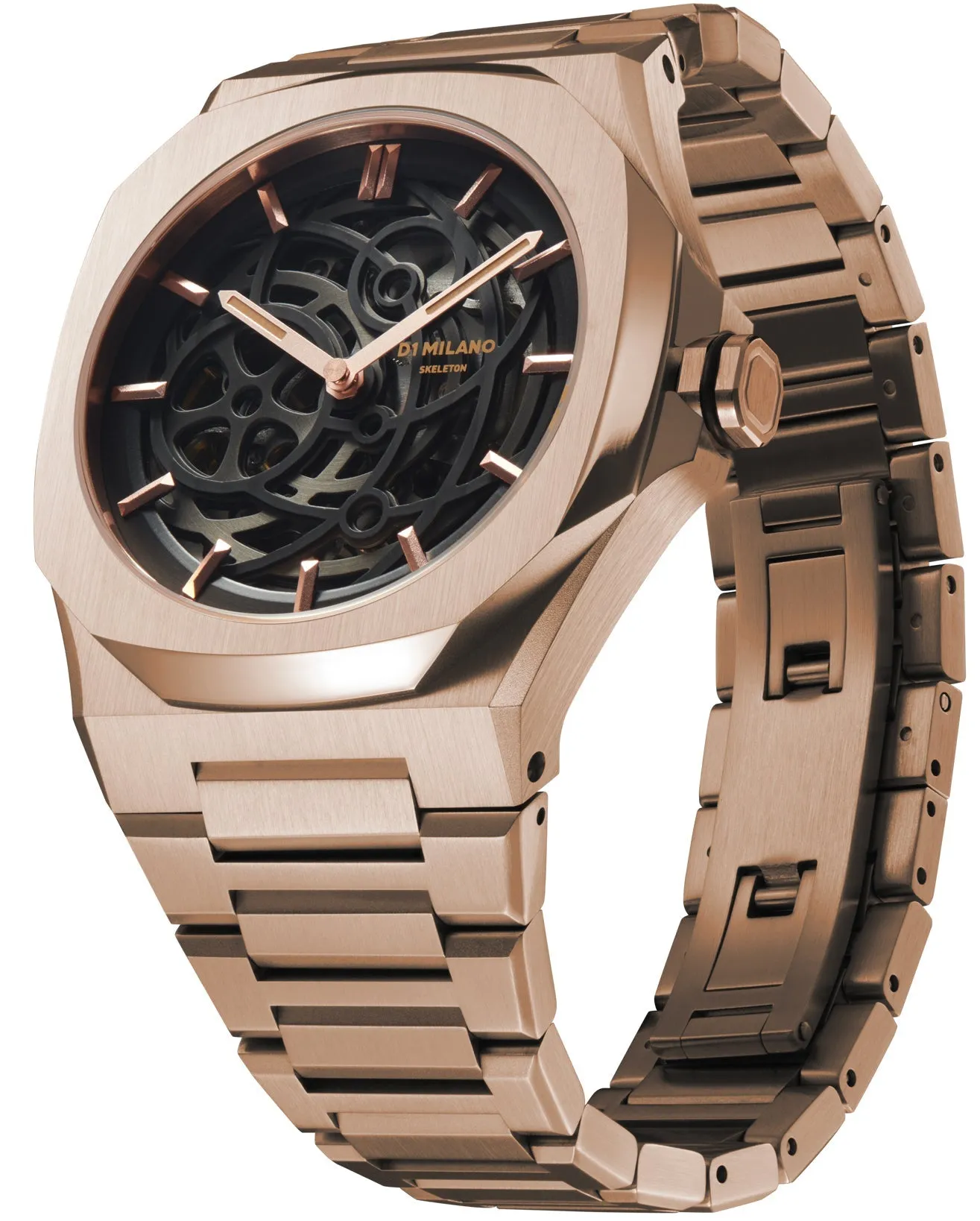 D1M Watch Skeleton Rose Gold