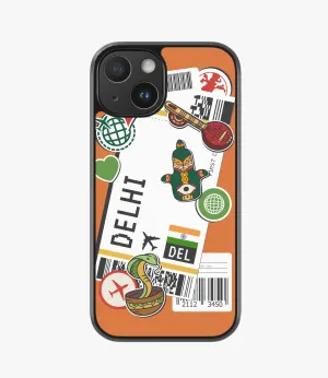Delhi Boarding Pass Hybrid Matte Case