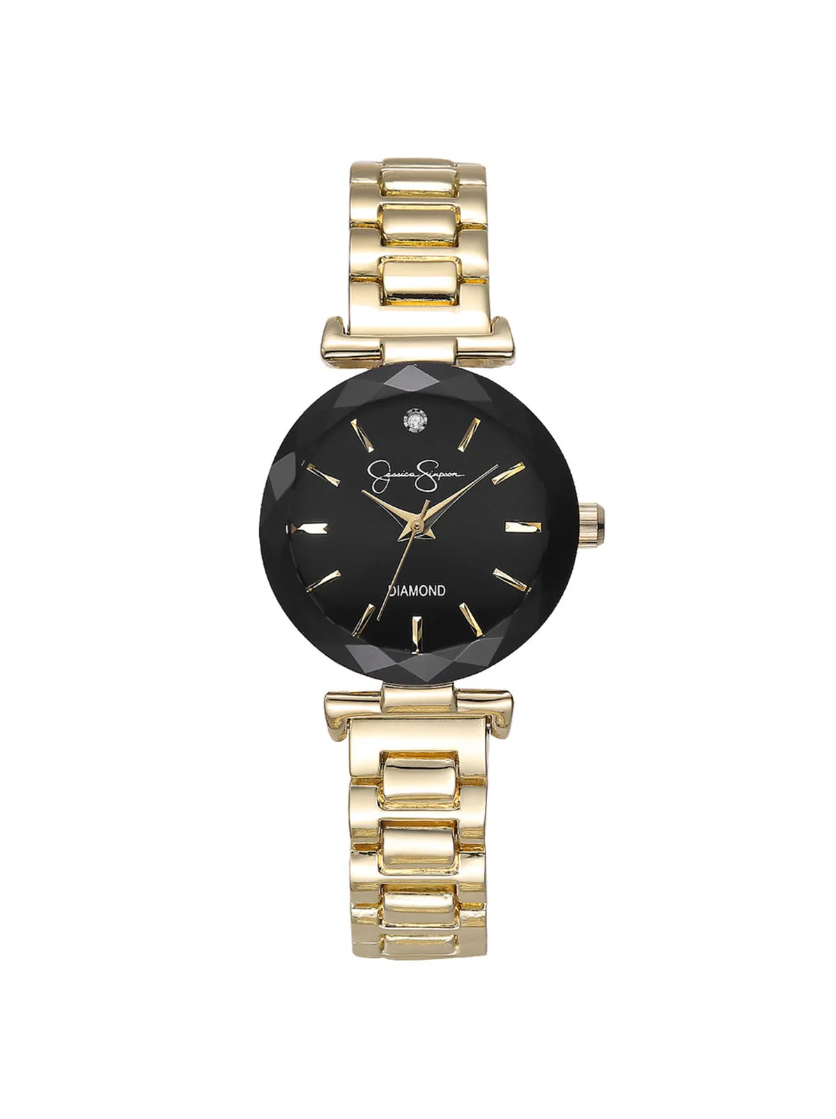 Diamond Dial Bracelet Watch in Gold