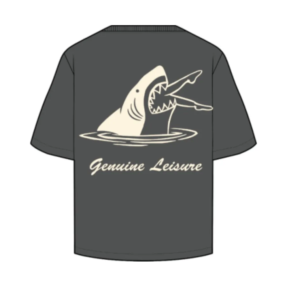 Duvin Shark Attack Leisure Tee - Black