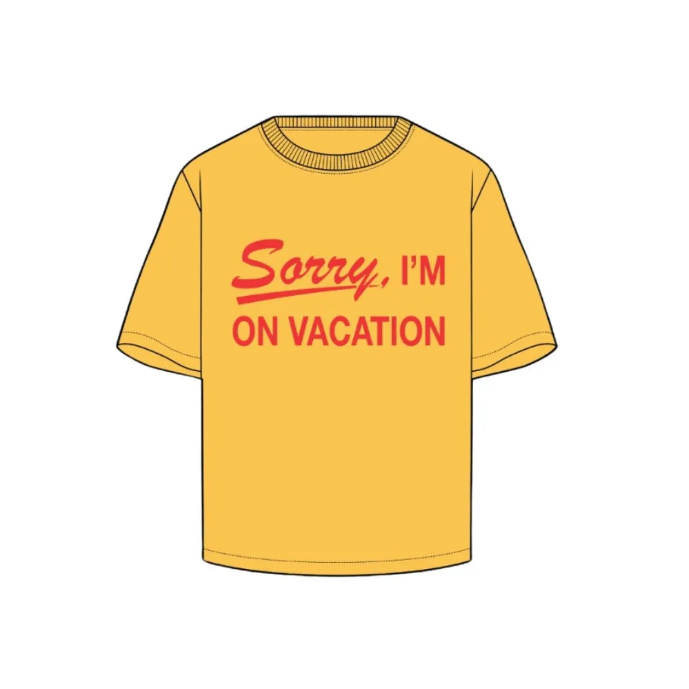 Duvin Sorry Tee - Yellow