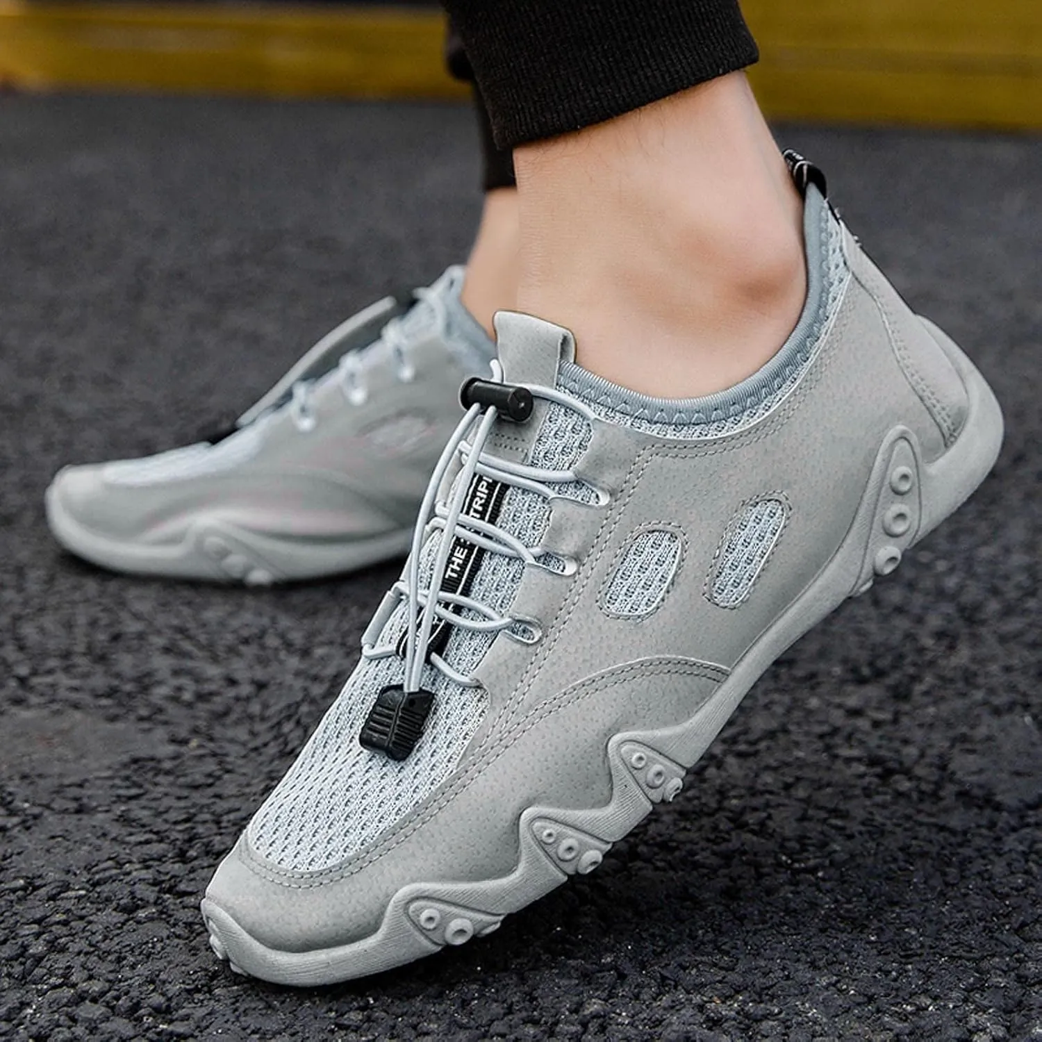 Fashion Orthopedic Sneakers for Men Comfortable Breathable Lightweight Tennis Shoe Men's Business Casual Shoes