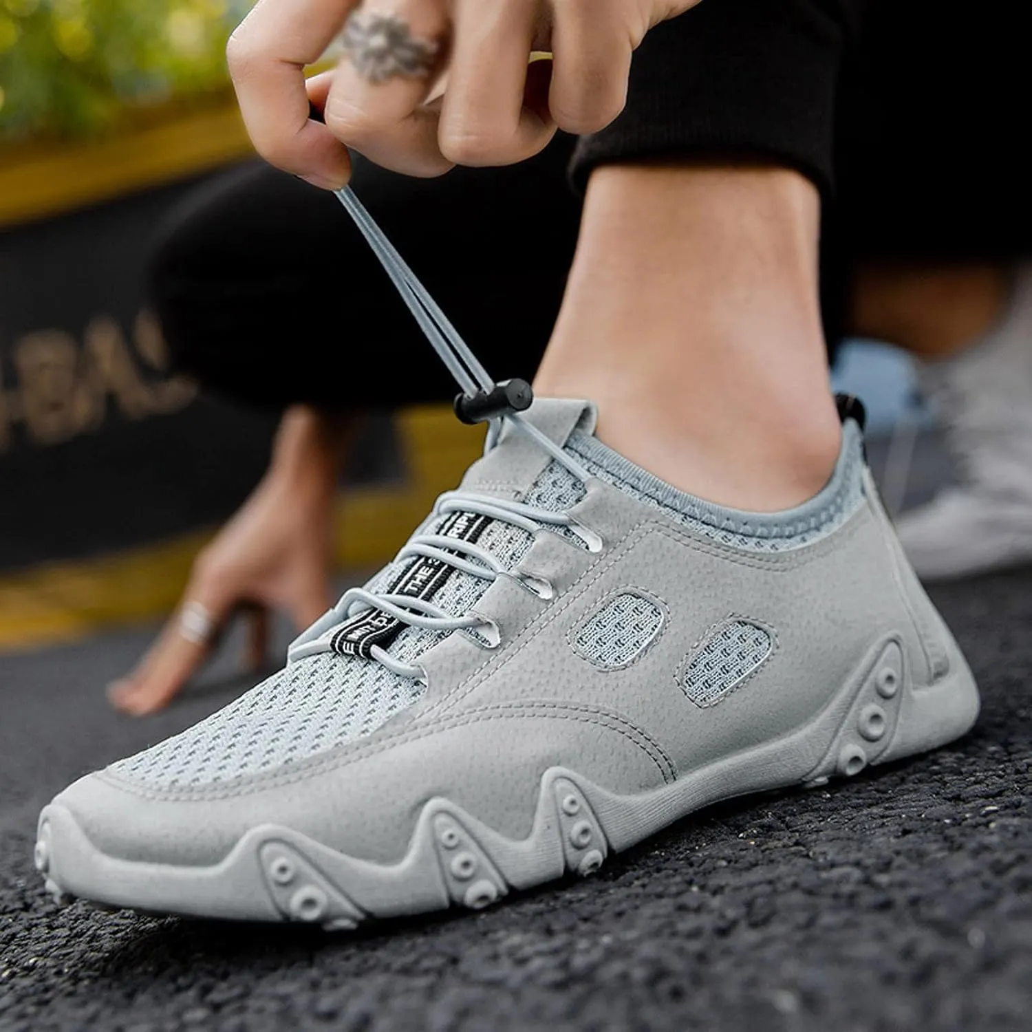 Fashion Orthopedic Sneakers for Men Comfortable Breathable Lightweight Tennis Shoe Men's Business Casual Shoes