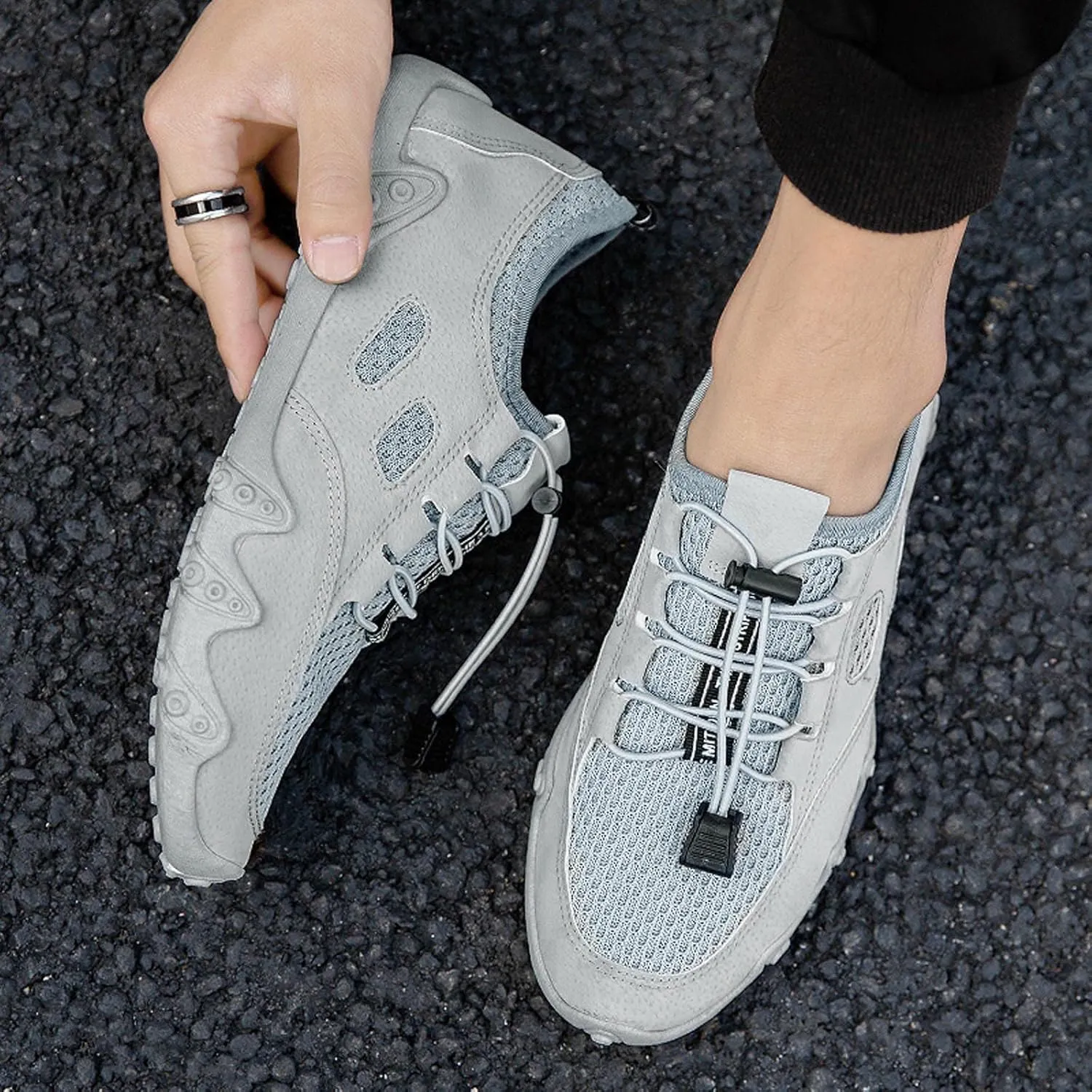 Fashion Orthopedic Sneakers for Men Comfortable Breathable Lightweight Tennis Shoe Men's Business Casual Shoes