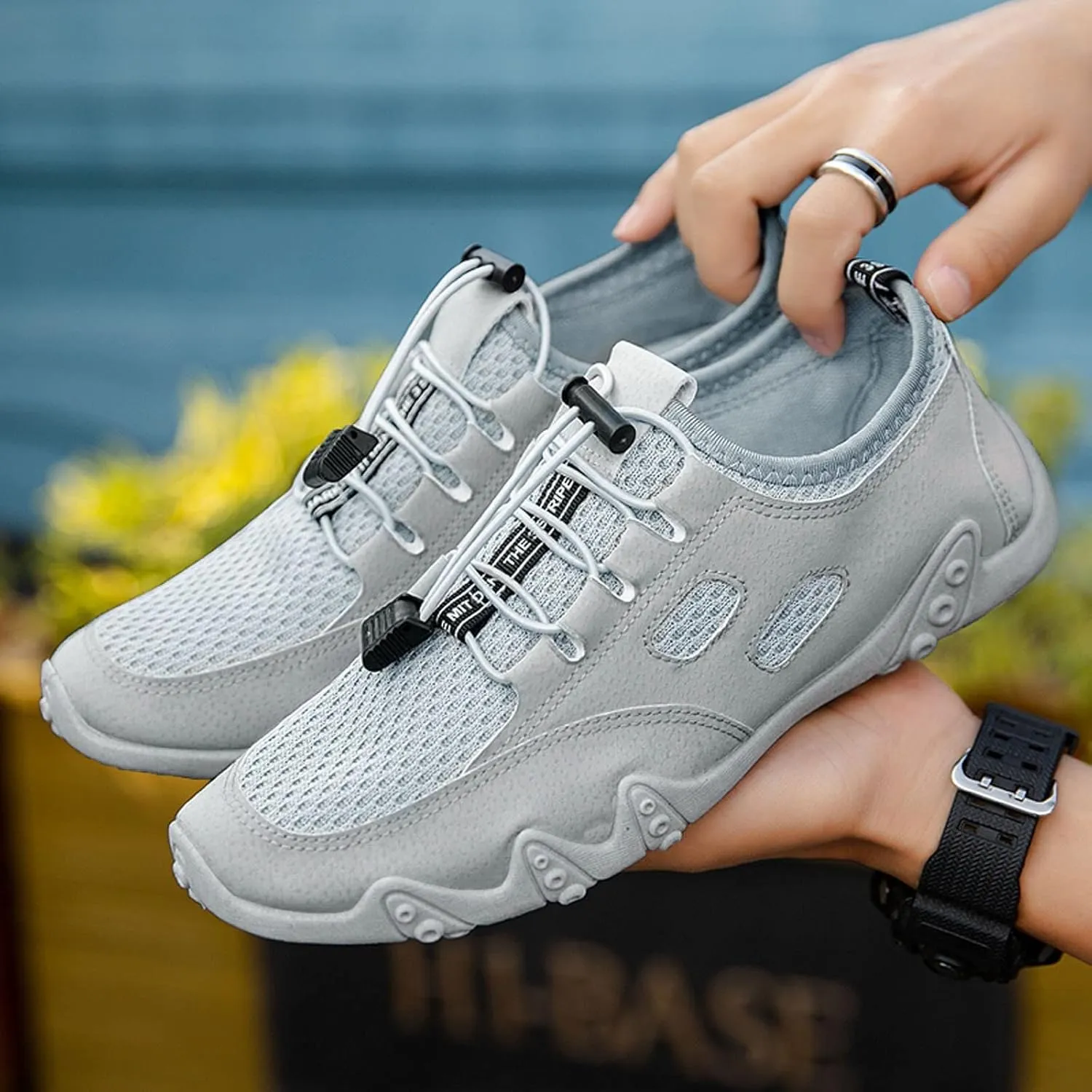 Fashion Orthopedic Sneakers for Men Comfortable Breathable Lightweight Tennis Shoe Men's Business Casual Shoes