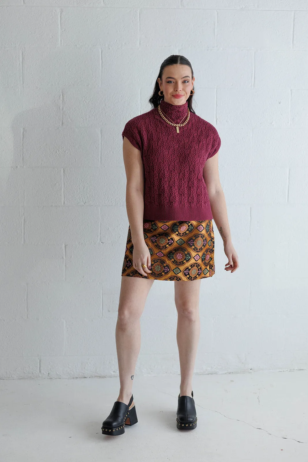 Flower Pattern Skirt