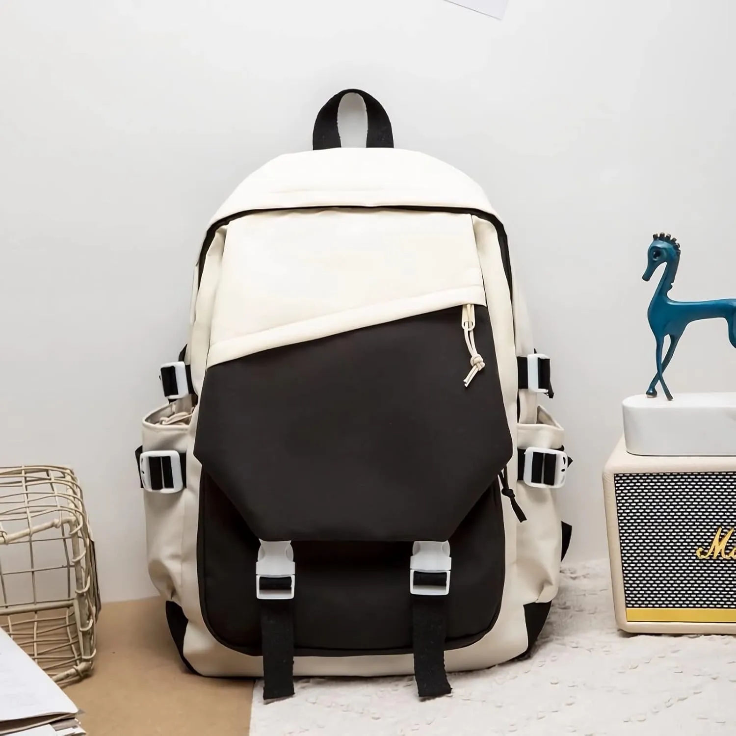 Genshin Impact Backpack Aether Anime Laptop Bookbag Student Backpack 3D Print School Bags Travel Backpack With Gift