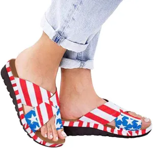 Gibobby Sandals for Women Wide Width,Women's Sandals 2019 Comfy Platform Shoes Stars Summer Beach Shoes Slipper Flip Flops