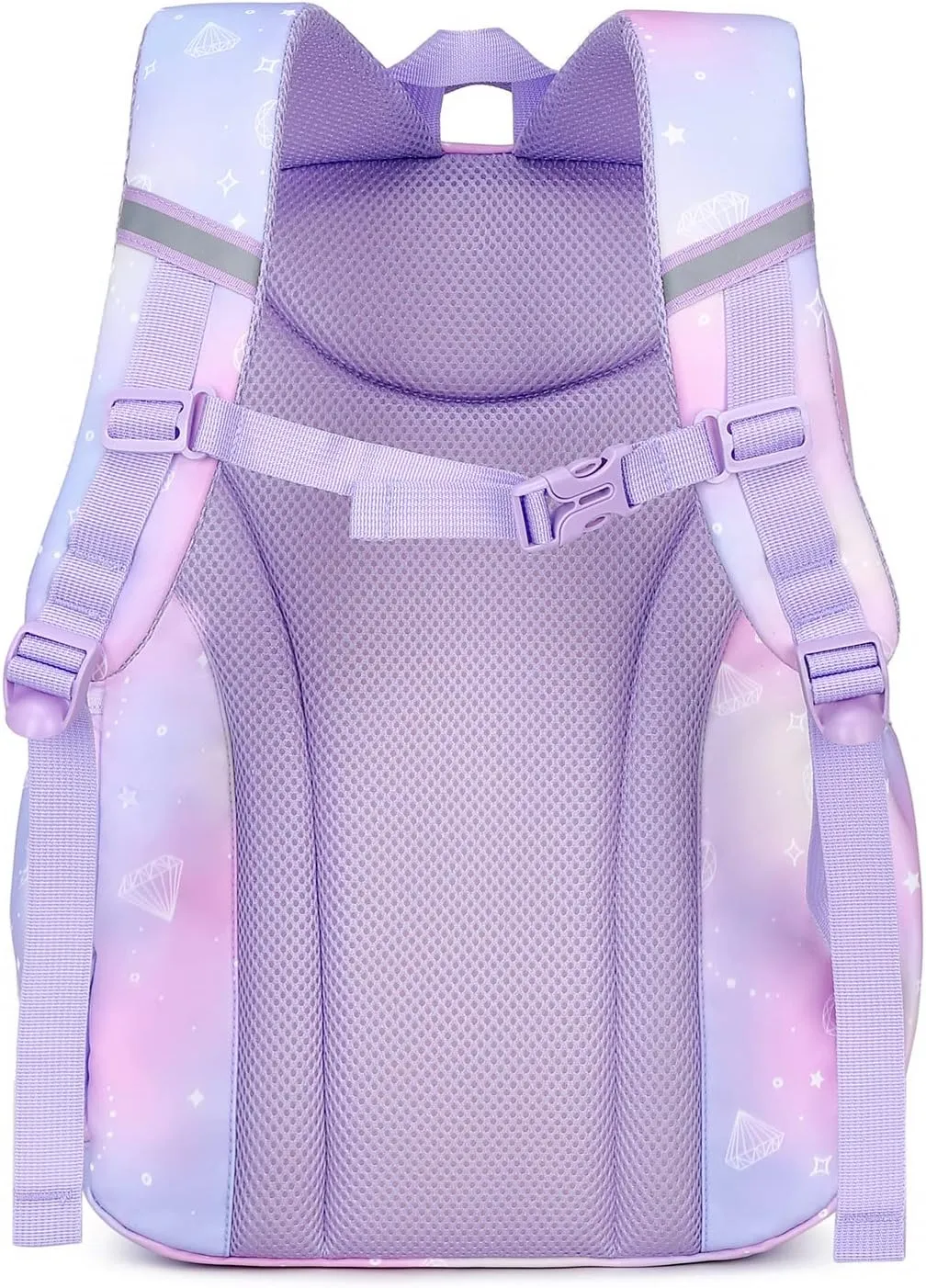 Girls backpack,Kids Backpack for Girl,Cute Elementary Bookbag Waterproof Large Capacity School Bag Backpacks for Girls (Purple)