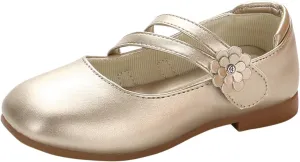 Girls Dress Shoes Flower Girl Little Kids Mary Jane Ballet Flats Flower Wedding Party Communion Shoes
