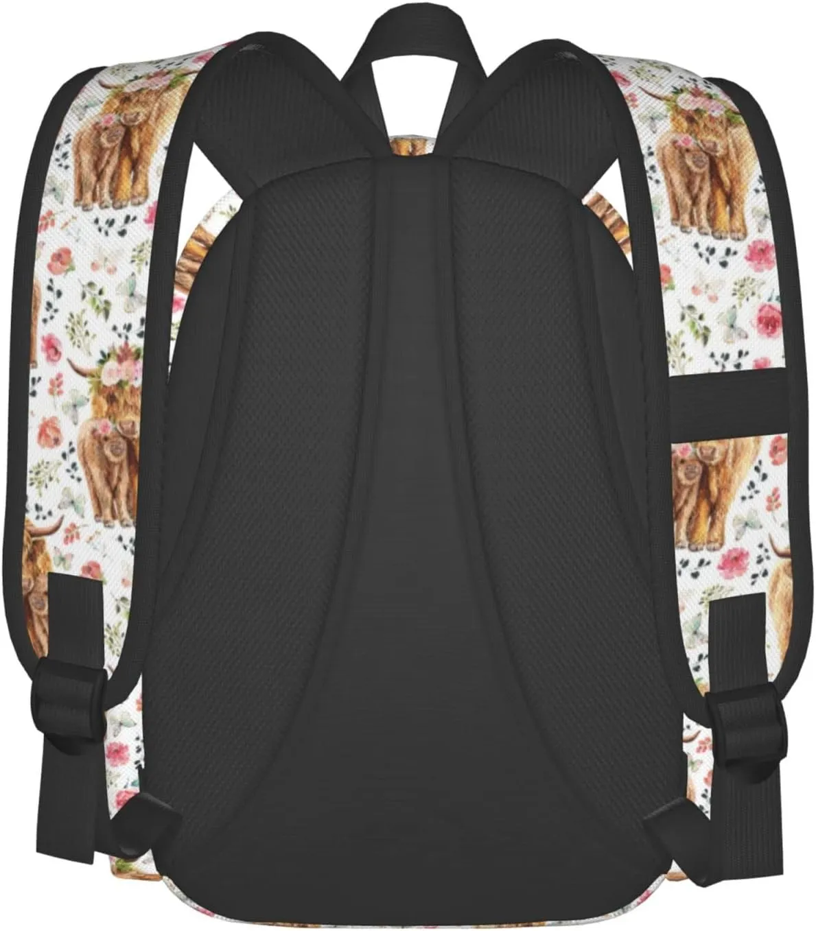 Highland Cow Backpack 16 Inches Lightweight Travel Laptop Backpack
