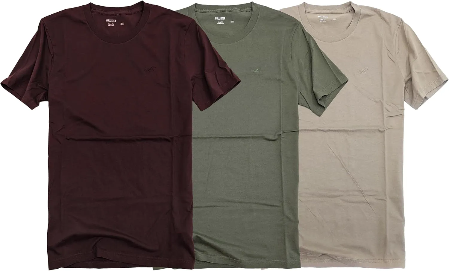 Hollister Men's Must-Have Cotton T-Shirt 3-Pack