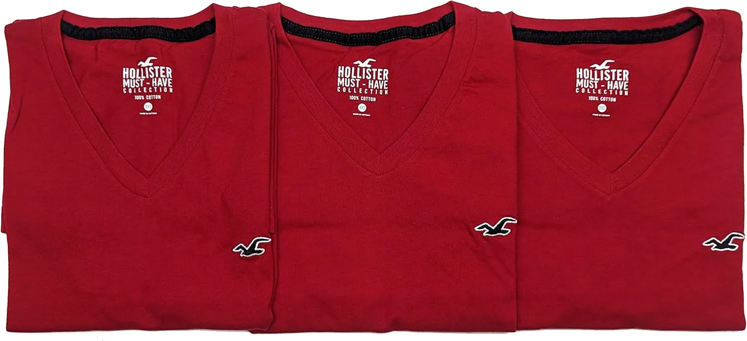 Hollister Men's Must-Have Cotton T-Shirt 3-Pack