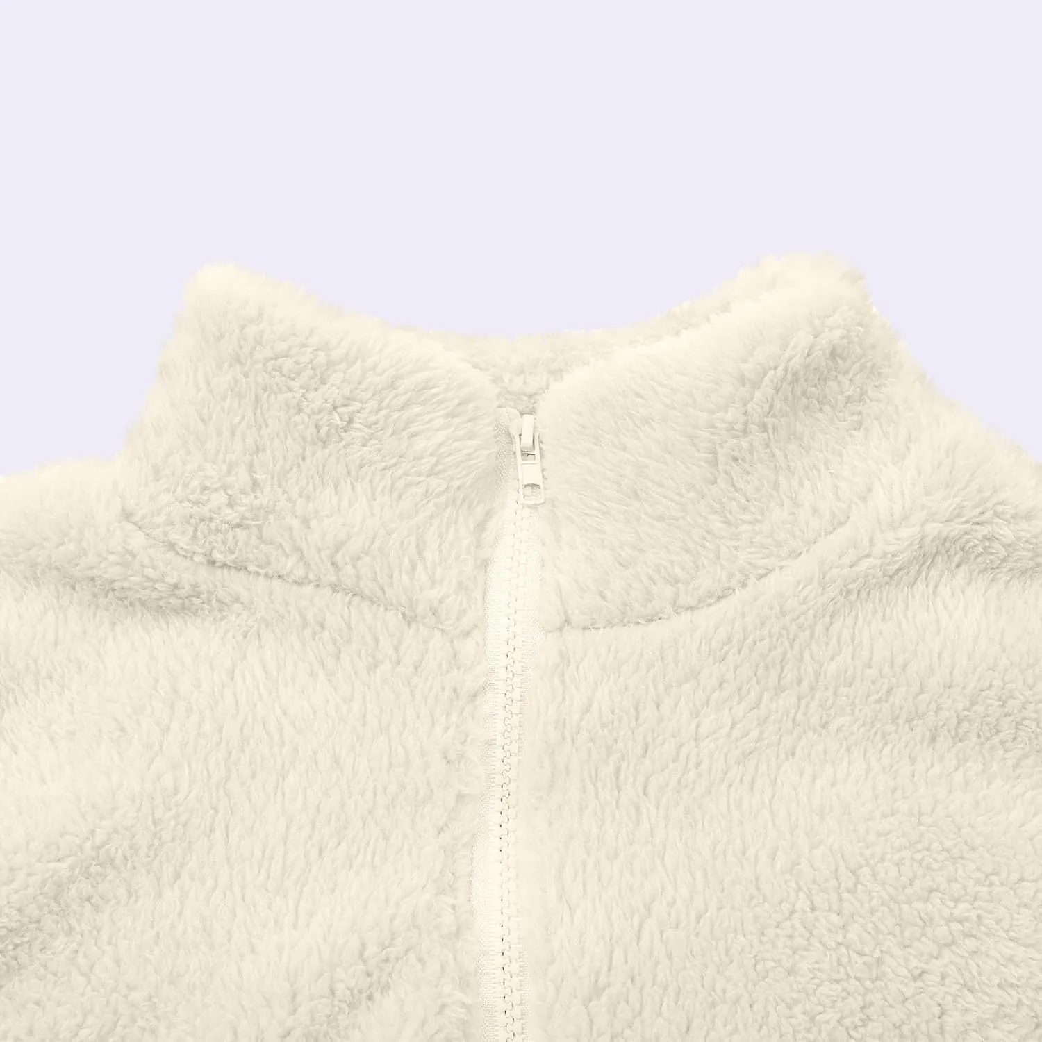 Hoodies for Women Zip Up Comfy Warm Plus Size Teddy Jackets with Pockets Lightweight Fleece Fall Winter Coats