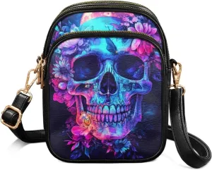 HUGS IDEA Anti Theft Small Sling Bag for Women Cross Body Bag Leather Wallet for Women Work Travel